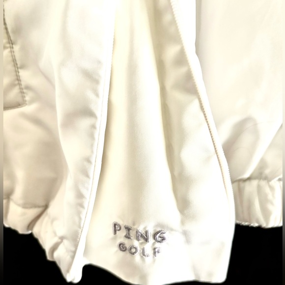 PING GOLF PULLOVER.  SNAPS IN FRONT AND SLEEVES. SZ M - Picture 5 of 7